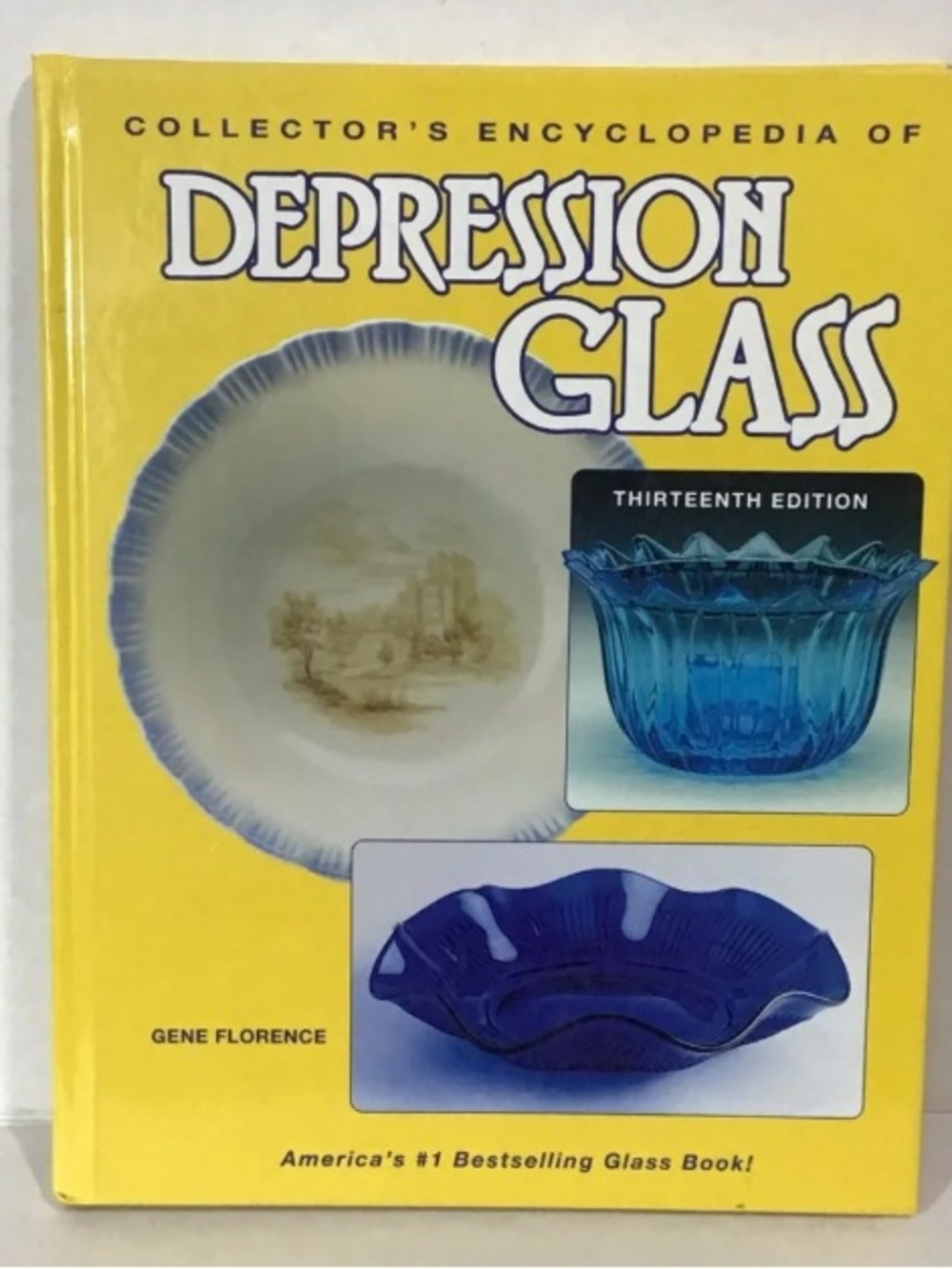 Depression Glass Reference Book - Yellow Cover